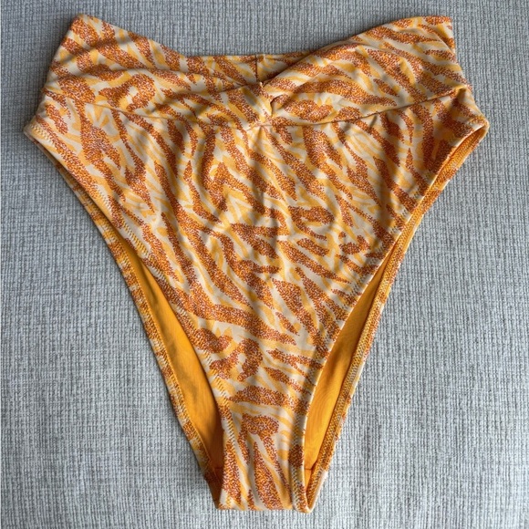 Aerie Orange High-Cut Bikini Bottom - Picture 1 of 4